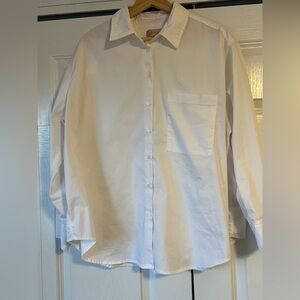 Philosophy Women’s Classic White Button Down (XL)